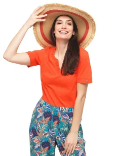 Christine Laure T-shirts|Hauts*T-shirt orange coton