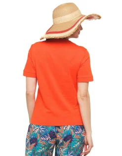 Christine Laure T-shirts|Hauts*T-shirt orange coton