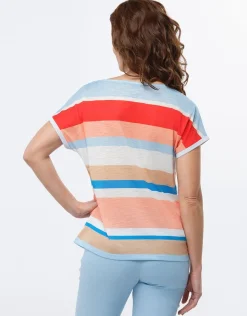 Christine Laure T-shirts|Hauts*T-shirt rayé multicolore