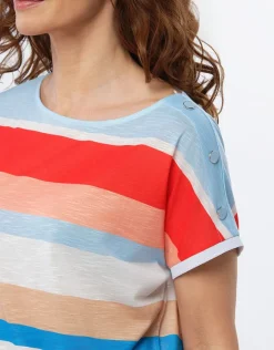 Christine Laure T-shirts|Hauts*T-shirt rayé multicolore