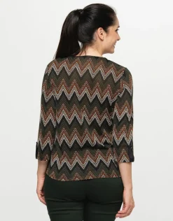 Christine Laure T-shirts|Hauts*T-shirt stretch vert