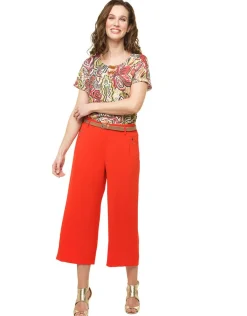 Christine Laure T-shirts|Hauts*T-shirt vert imprimé