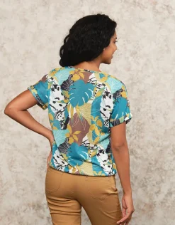 Christine Laure T-shirts|Hauts*T-shirt vert strass