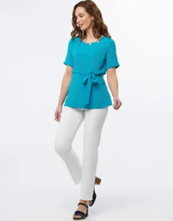 Christine Laure Chemisiers & Blouses|Hauts*Tunique chic émeraude