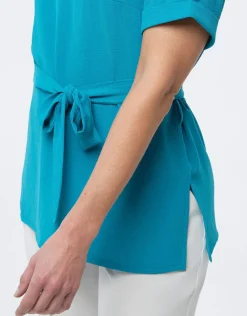 Christine Laure Chemisiers & Blouses|Hauts*Tunique chic émeraude