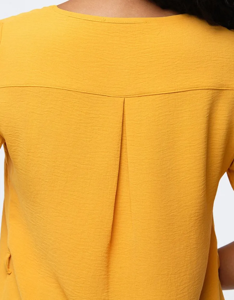 Christine Laure Chemisiers & Blouses|Hauts*Tunique chic ocre