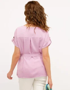 Christine Laure Chemisiers & Blouses|Hauts*Tunique fluide parme