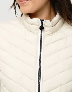 Christine Laure Casual|Vestes*Veste beige bi-matière