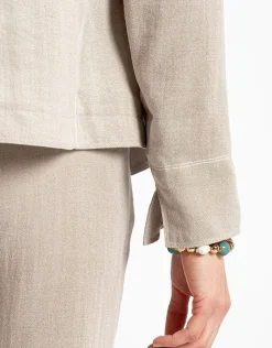 Christine Laure Habillées|Vestes*Veste beige col tailleur