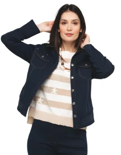 Christine Laure Casual|Vestes*Veste bleu denim