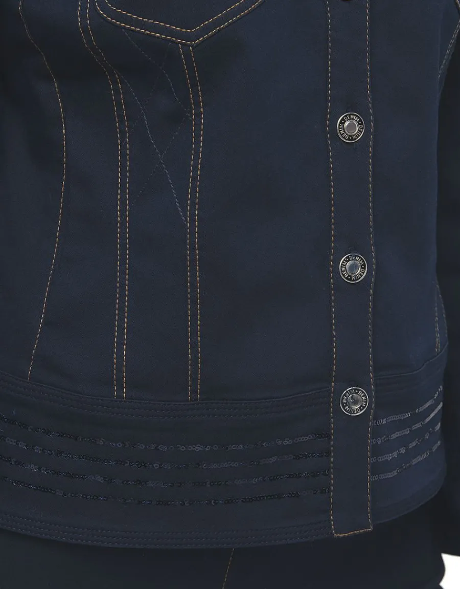 Christine Laure Casual|Vestes*Veste bleu denim