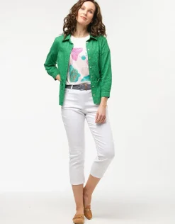 Christine Laure Chemisiers & Blouses|Hauts*Veste chemise verte