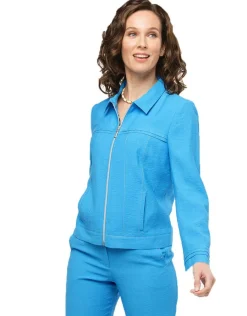 Christine Laure Habillées|Vestes*Veste chic bleu azur