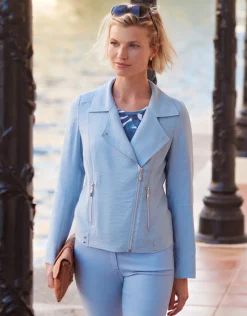 Christine Laure Habillées|Vestes*Veste chic bleu ciel