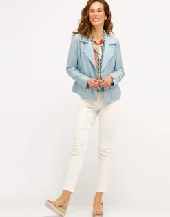 Christine Laure Habillées|Vestes*Veste chic bleu ciel