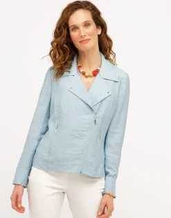 Christine Laure Habillées|Vestes*Veste chic bleu ciel