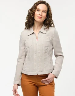 Christine Laure Habillées|Vestes*Veste chic courte beige