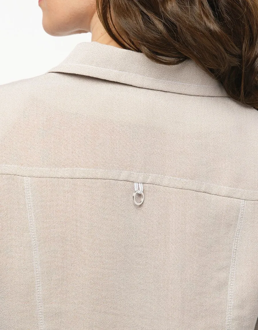 Christine Laure Habillées|Vestes*Veste chic courte beige