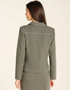 Christine Laure Habillées|Vestes*Veste chic kaki