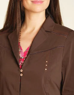 Christine Laure Habillées|Vestes*Veste chic marron