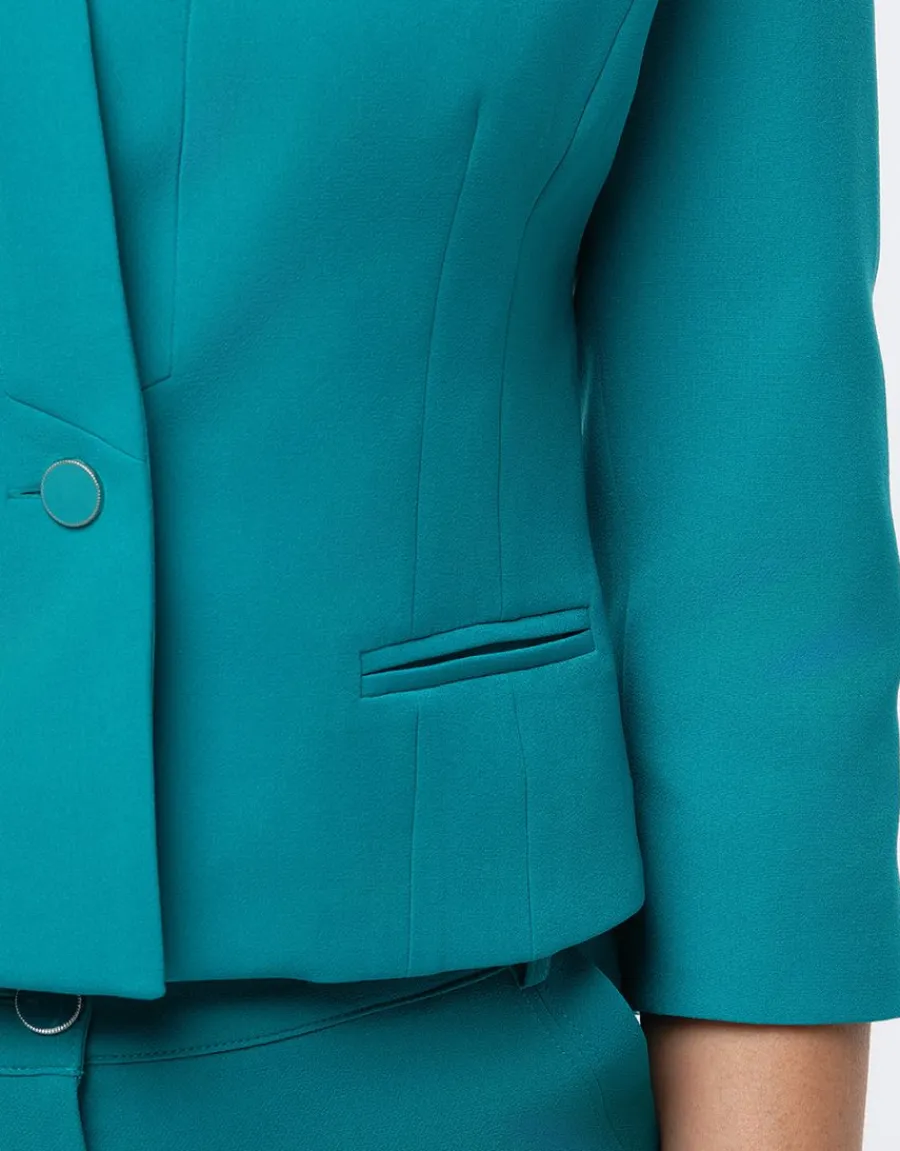 Christine Laure Habillées|Vestes*Veste chic émeraude