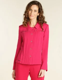Christine Laure Habillées|Vestes*Veste chic rose fuchsia