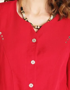 Christine Laure Habillées|Vestes*Veste chic rouge