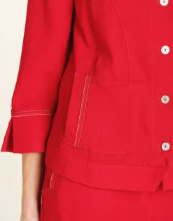 Christine Laure Habillées|Vestes*Veste chic rouge