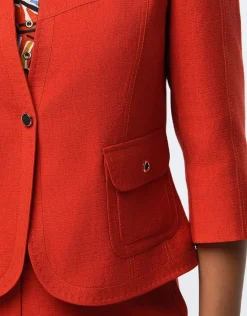 Christine Laure Habillées|Vestes*Veste chic terracotta