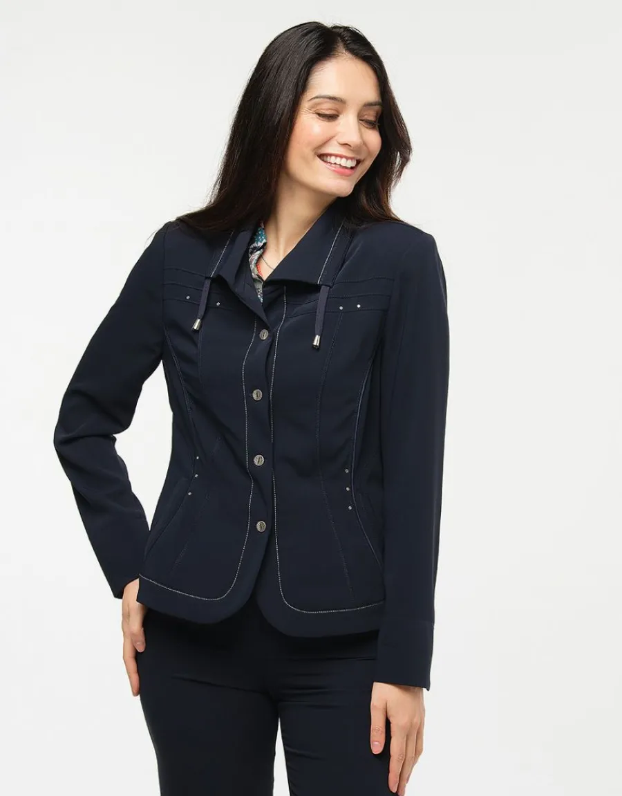 Christine Laure Habillées|Vestes*Veste cintrée marine