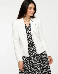 Christine Laure Habillées|Vestes*Veste col tailleur écru