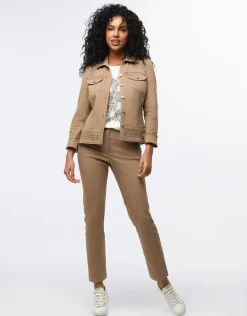 Christine Laure Casual|Vestes*Veste coton beige