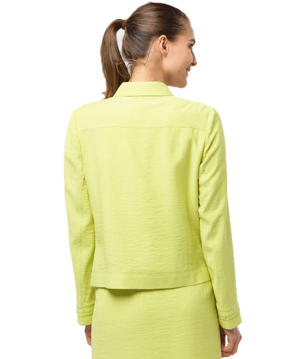 Christine Laure Habillées|Vestes*Veste droite vert anis