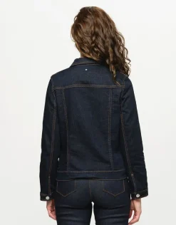 Christine Laure Casual|Vestes*Veste en jean bleu brut