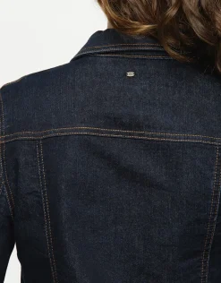 Christine Laure Casual|Vestes*Veste en jean bleu brut