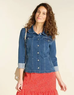 Christine Laure Casual|Vestes*Veste en jean stretch