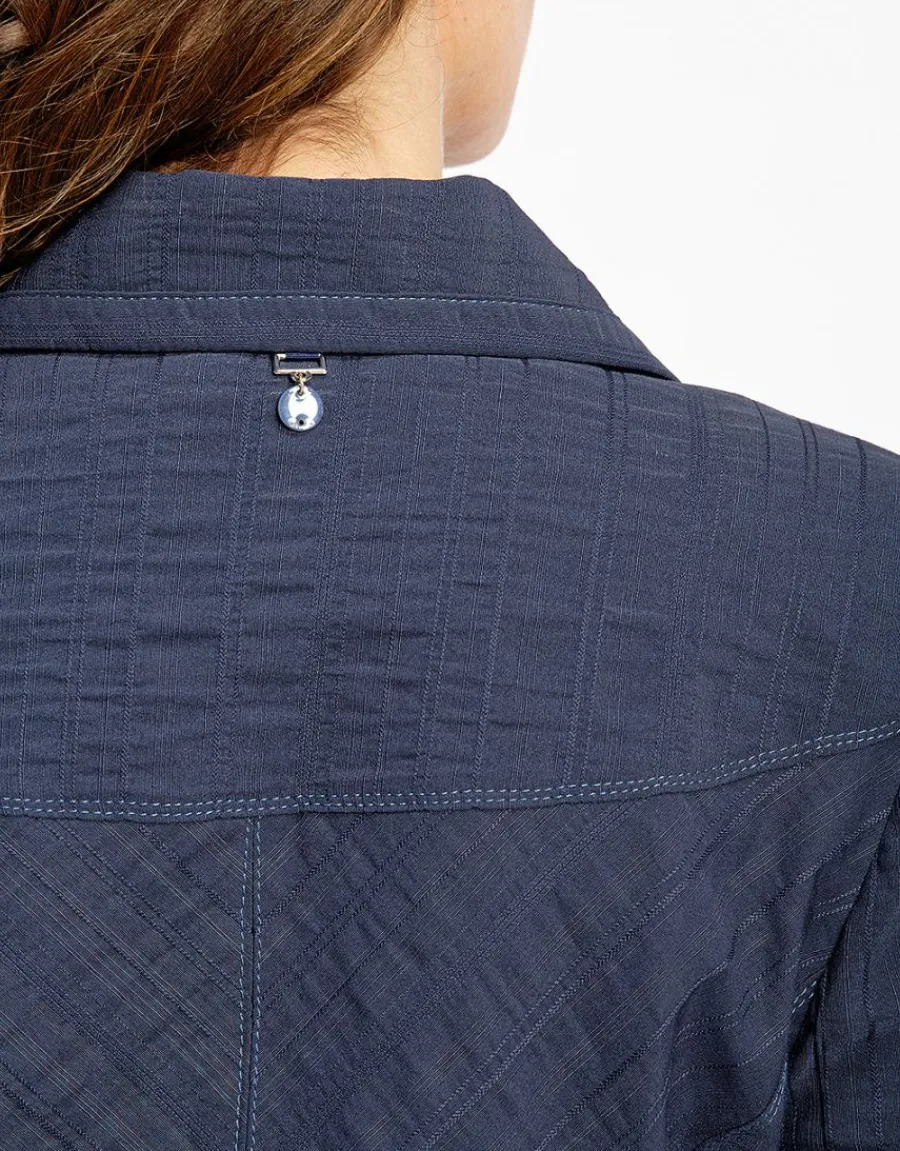 Christine Laure Casual|Vestes*Veste legère bleue marine