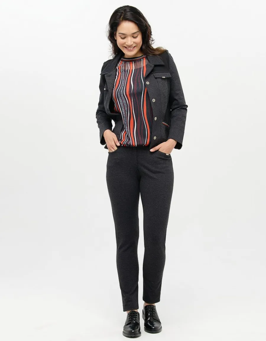 Christine Laure Habillées|Vestes*Veste maille grise