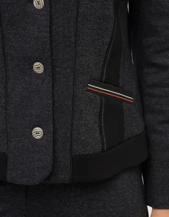 Christine Laure Habillées|Vestes*Veste maille grise