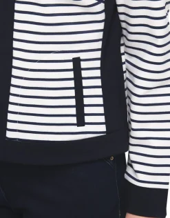 Christine Laure Casual|Vestes*Veste milano rayée bleu