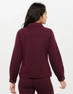 Christine Laure Casual|Vestes*Veste molleton prune