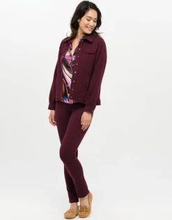 Christine Laure Casual|Vestes*Veste molleton prune