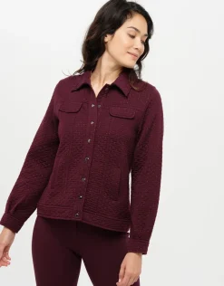 Christine Laure Casual|Vestes*Veste molleton prune