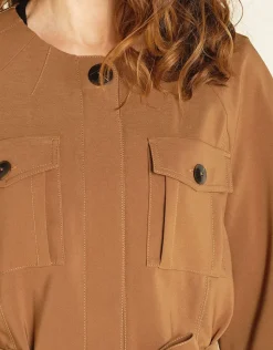 Christine Laure Casual|Vestes*Veste saharienne camel