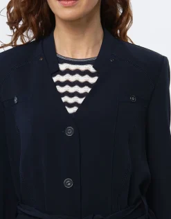 Christine Laure Casual|Vestes*Veste saharienne marine