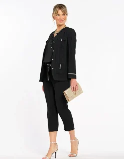 Christine Laure Casual|Vestes*Veste saharienne noire