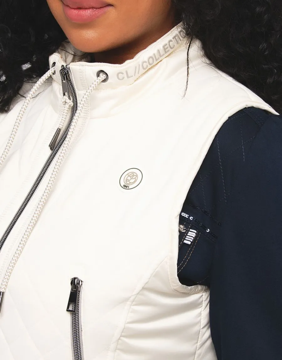 Christine Laure Casual|Vestes*Veste sans manches beige