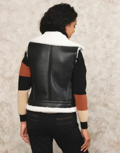 Christine Laure Parkas*Veste sans manches noir