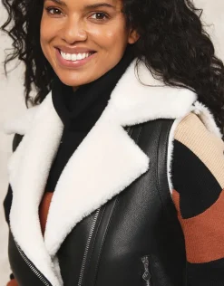 Christine Laure Parkas*Veste sans manches noir