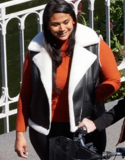 Christine Laure Parkas*Veste sans manches noir